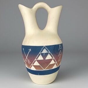 Sioux pottery wedding pictures, signed by artist